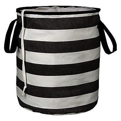 Brooklyn Striped Pop Up Laundry Hamper